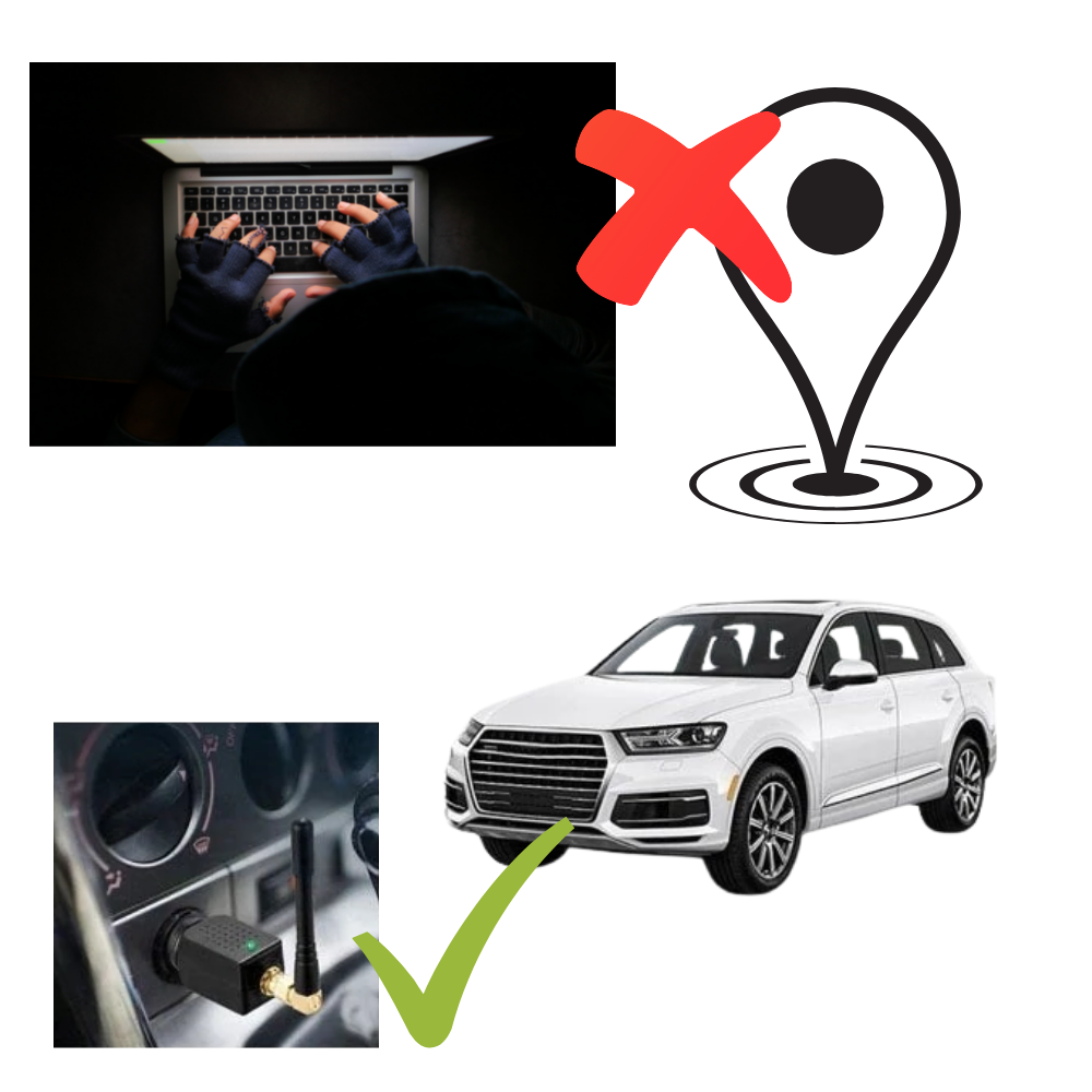 Portable GPS Signal Blocker for Car 12V Lighter-Powered Privacy Device