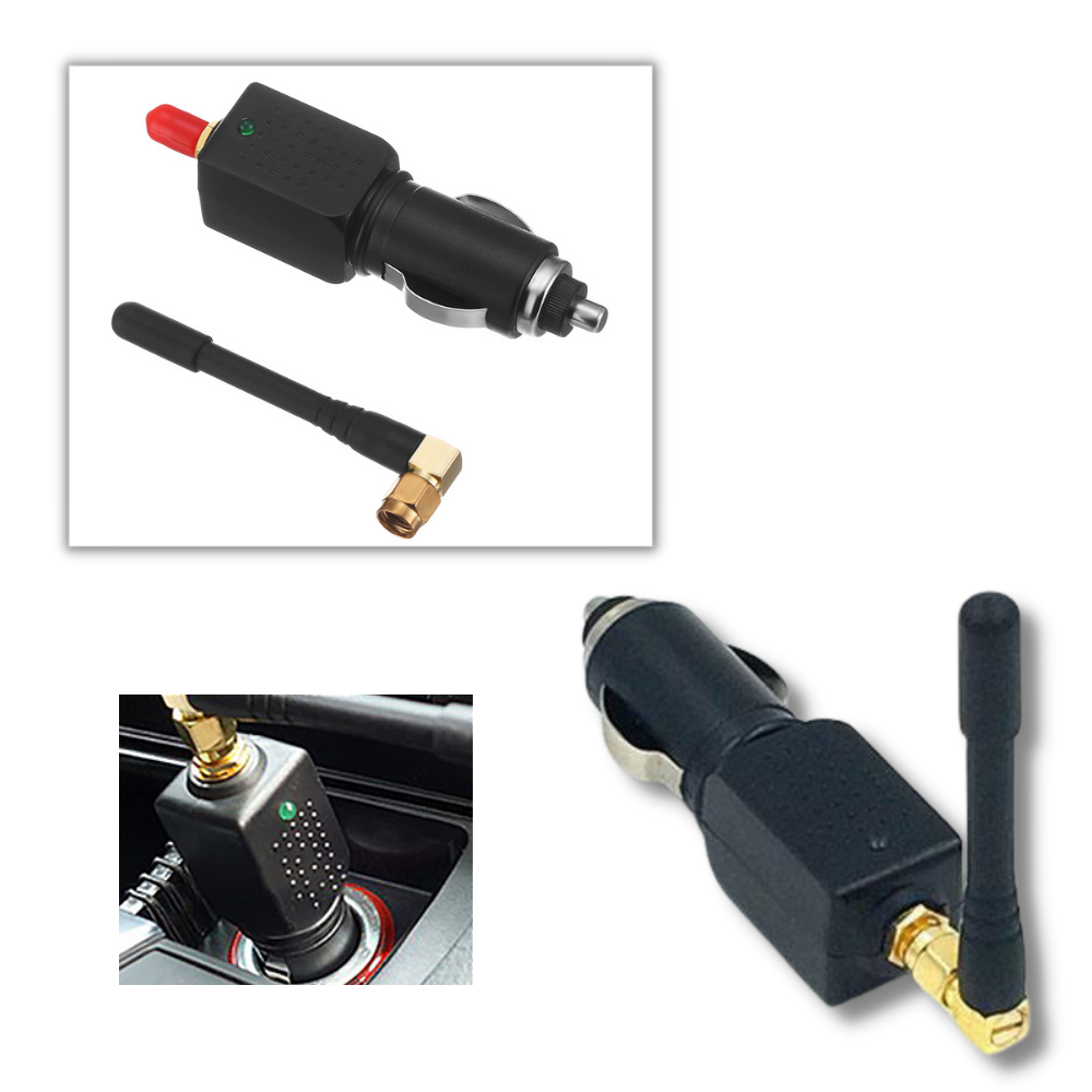 Portable GPS Signal Blocker for Car 12V Lighter-Powered Privacy Device