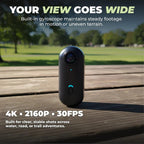 Portable Waterproof Action Camera | 4K Ultra HD Sports Cam & 128GB Card