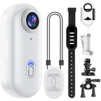 Portable Waterproof Action Camera | 4K Ultra HD Sports Cam & 128GB Card