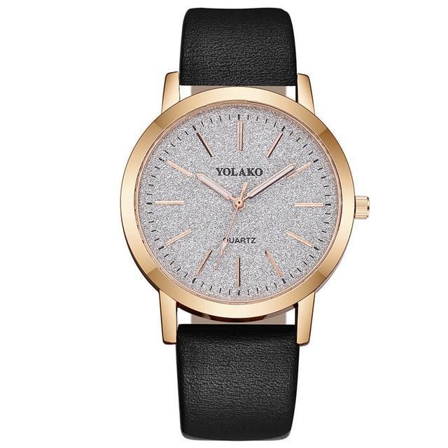 Premium Quality Fashion Women's Simple Watches Geneva Faux Leather Analogue Quartz