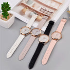 Premium Quality Fashion Women's Simple Watches Geneva Faux Leather Analogue Quartz