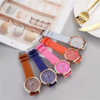 Premium Quality Fashion Women's Simple Watches Geneva Faux Leather Analogue Quartz