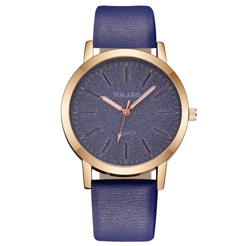 Premium Quality Fashion Women's Simple Watches Geneva Faux Leather Analogue Quartz