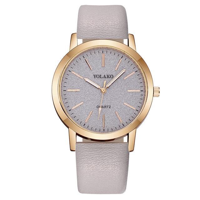 Premium Quality Fashion Women's Simple Watches Geneva Faux Leather Analogue Quartz