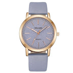 Premium Quality Fashion Women's Simple Watches Geneva Faux Leather Analogue Quartz