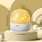 Projector Night Light for Kids and 360 Degree Rotating Starry Sky Lamp