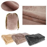 Queen Size Fleece USB Heated Throw, Cordless Portable Energy Saving Blanket