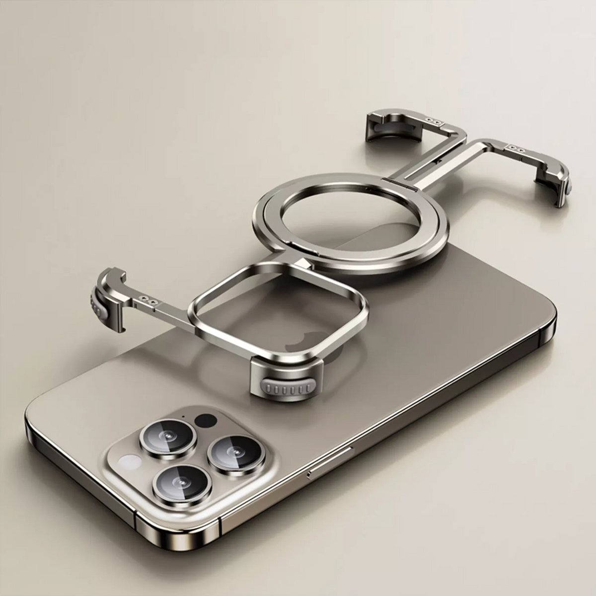 Quellio EvoBorder Borderless MagSafe Case, Aluminium Alloy, Fits iPhone 13-16