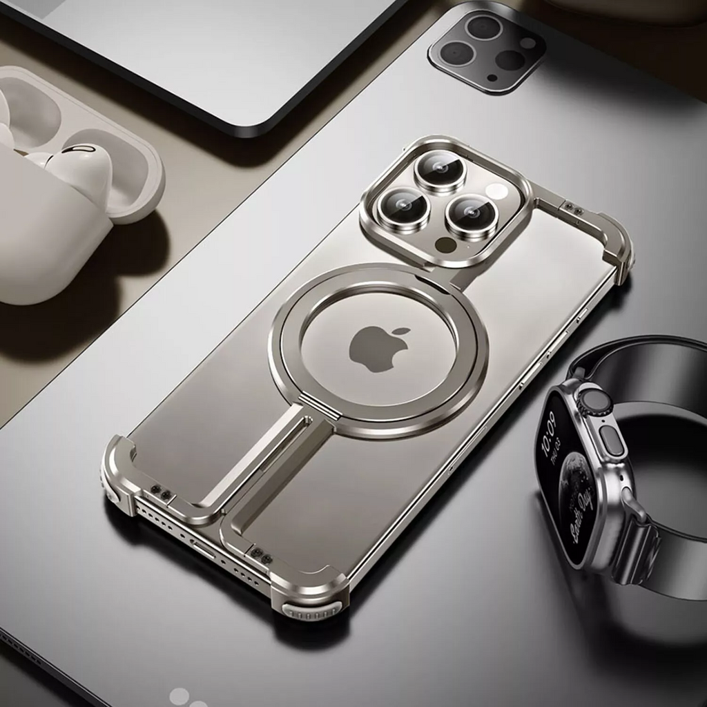 Quellio EvoBorder Borderless MagSafe Case, Aluminium Alloy, Fits iPhone 13-16