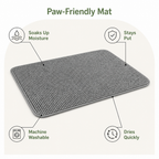 Quick-Dry Microfibre Absorbent & Non-Slip Dog Mat