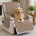 Quilted Waterproof & Anti-Slip Recliner Cover (Side Pockets)