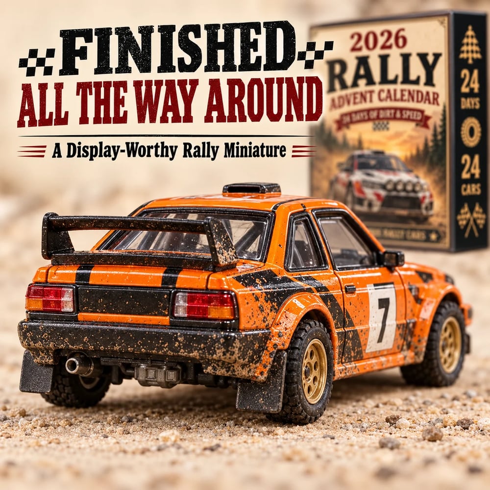 Rally Advent Calendar 2026 – 24 Days Filled with Collectible Rally Cars