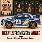 Rally Advent Calendar 2026 – 24 Days Filled with Collectible Rally Cars