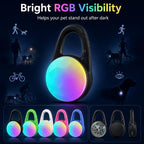 Rechargeable Clip-On LED Dog Safety Light for Night Walks – Keeps Pets Visible During Evening Walks, Jogging & Outdoor A