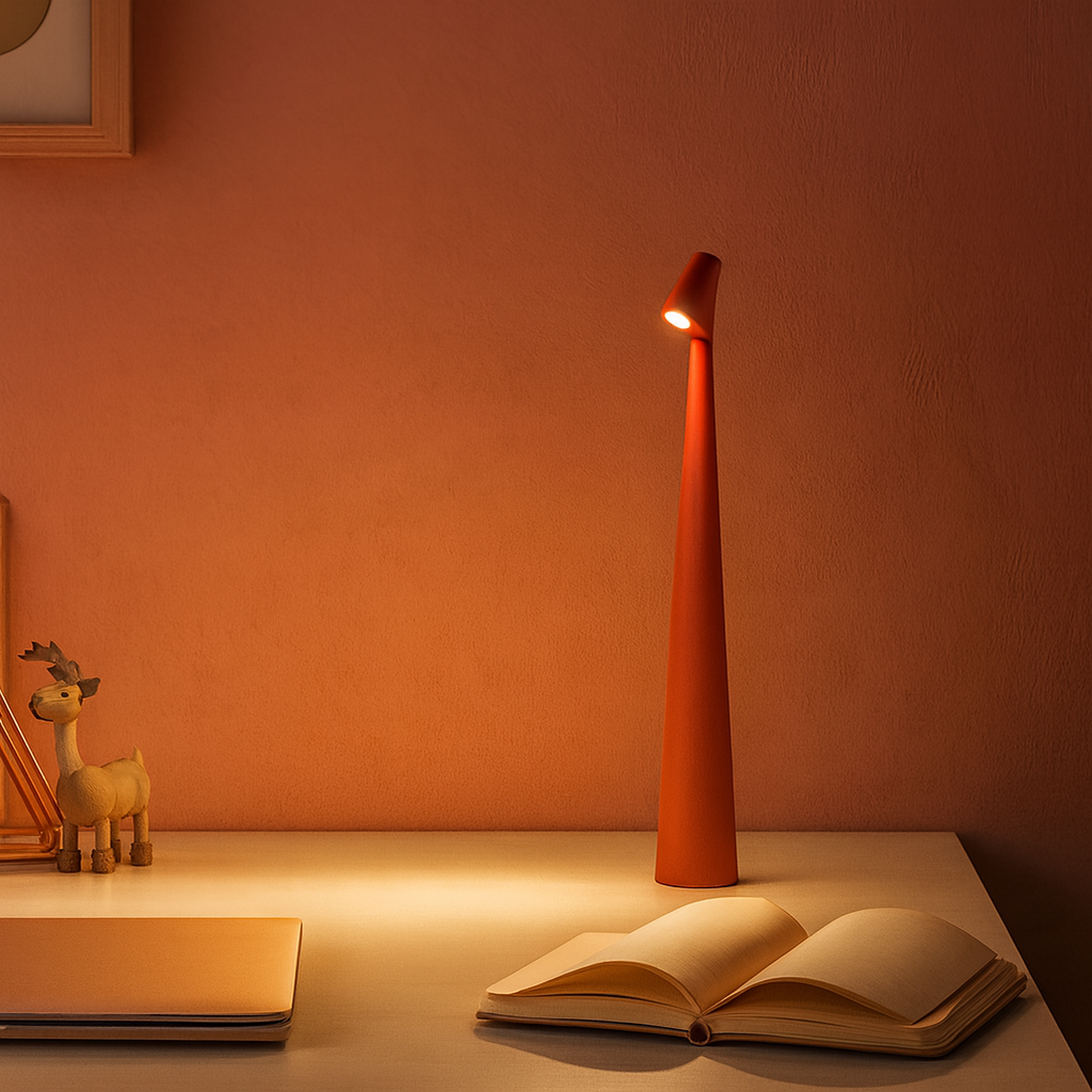 Rechargeable Cordless LED Table Lamp with Touch Dimmer