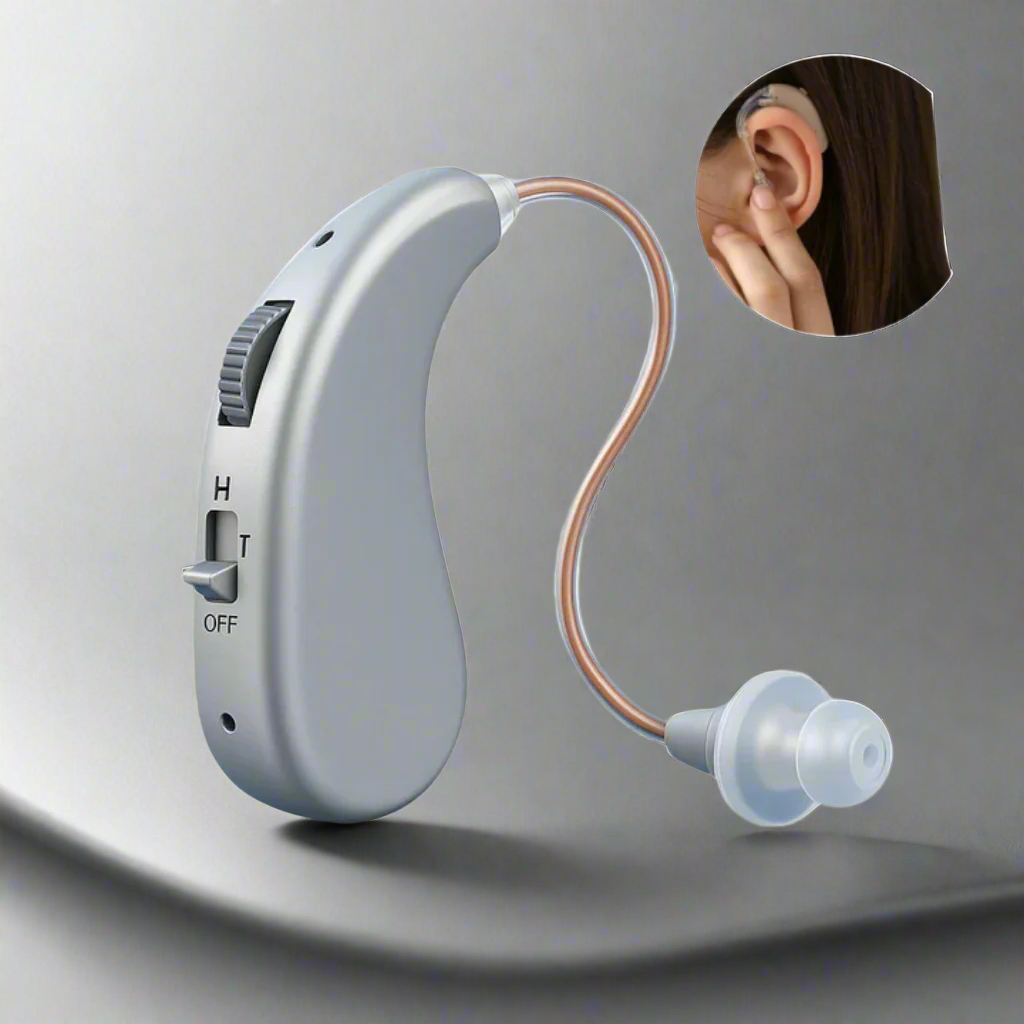 Rechargeable Digital Hearing Amplifier for Clear Sound – Comfortable for Adults & Seniors