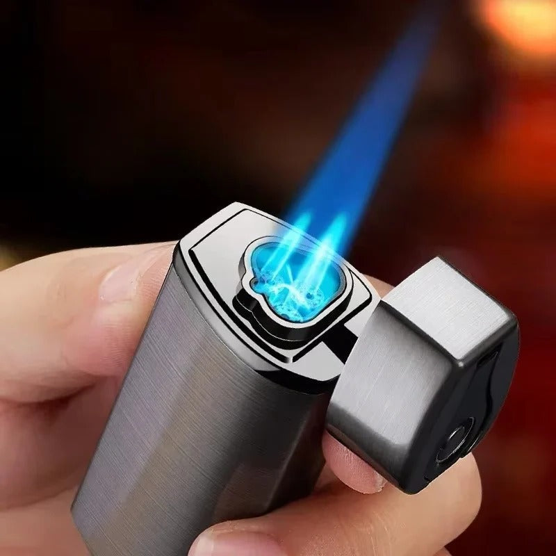 Rechargeable Lighter — Three Jet Flame, Touch Activation