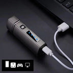 Rechargeable Lighter — Three Jet Flame, Touch Activation