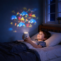 Rotating LED Projector Lamp