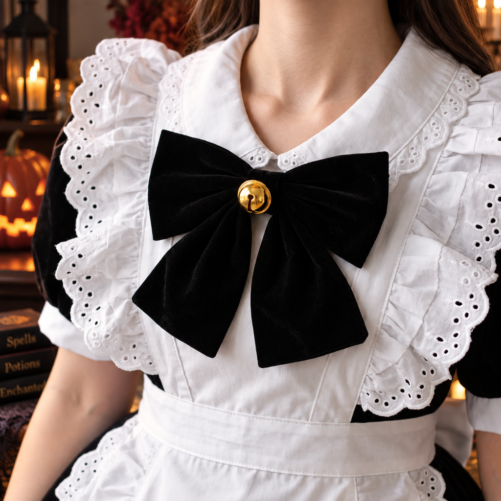 Ruffled maid dress costume set
