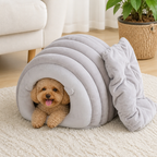 Semi-Closed Sherpa Plush Pet Nest
