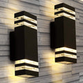 Set of 2 Contemporary Outdoor Wall Lights