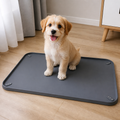 Silicone Raised-Edge Non-Slip Pee Pad Holder (Corner Snaps)