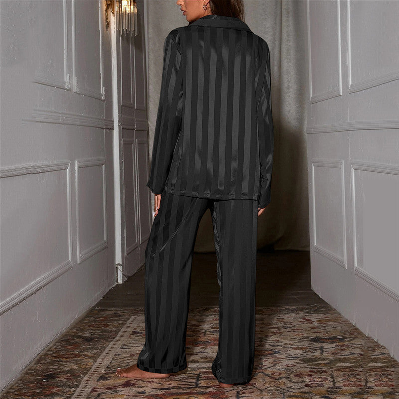 Silk Pyjama Set for Women, NovaSilk Long-Sleeve Sleepwear Top & Trousers