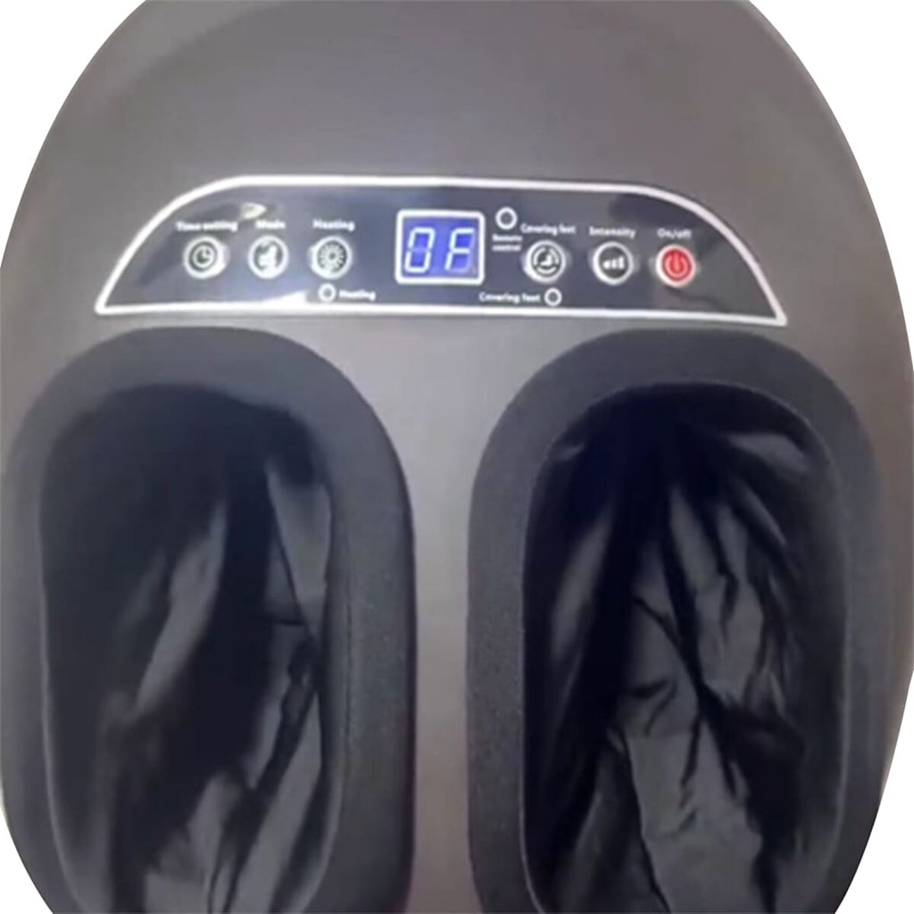 Smart Foot Massager with Remote Control, Kneading, Rolling & Optional Heat – 24W