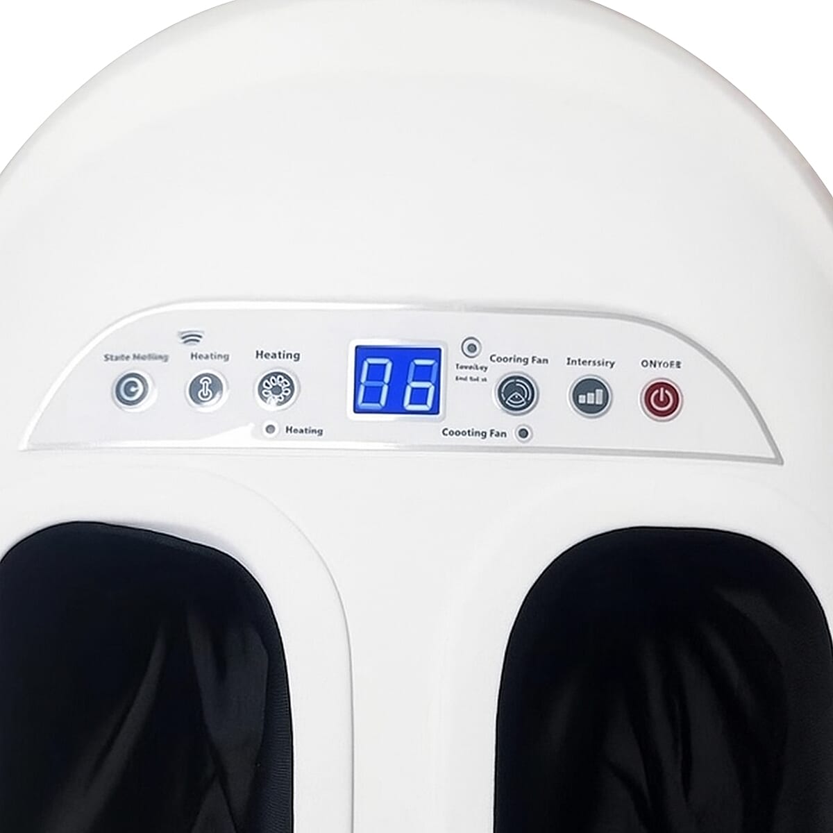 Smart Foot Massager with Remote Control, Kneading, Rolling & Optional Heat – 24W