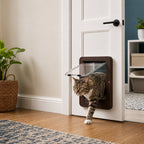 Smart RFID 4-Way Locking Cat Door (Fits Pets Under 11.3 kg)