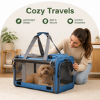 Soft-sided spacious travel carrier