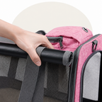 Soft-sided spacious travel carrier