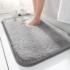 SoftStep Luxury Bath Mat – Extra Thick Microfibre Mat with Non-Slip, High Absorption