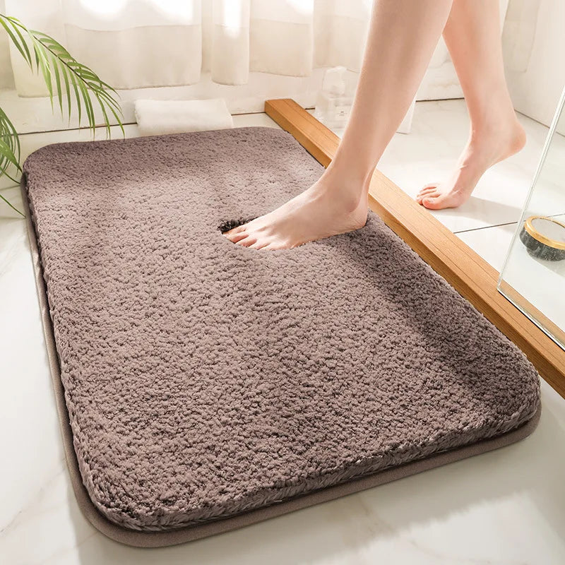 SoftStep Luxury Bath Mat – Extra Thick Microfibre Mat with Non-Slip, High Absorption