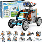 Solar Robot STEM Kit for Kids – 12-in-1 & 13-in-1 DIY Building Toy
