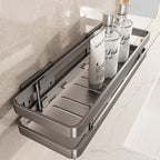 Stainless Steel Bathroom Shelf No-Drill