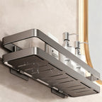 Stainless Steel Bathroom Shelf No-Drill