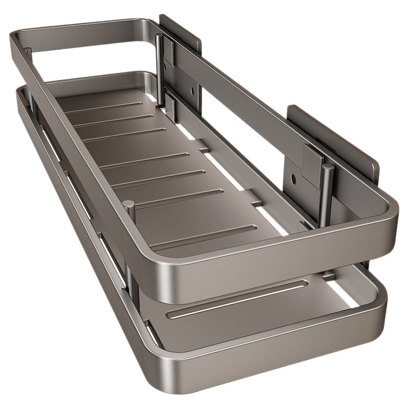 Stainless Steel Bathroom Shelf No-Drill