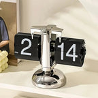 Stainless Steel Retro Timepiece With Contemporary Design