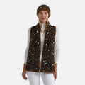 Styled By Women's Leopard Print Scarf & Hat Set – 2-Piece Winter Accessories