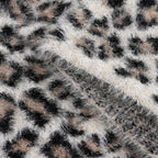 Styled By Women's Leopard Print Scarf & Hat Set – 2-Piece Winter Accessories