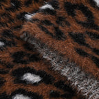Styled By Women's Leopard Print Scarf & Hat Set – 2-Piece Winter Accessories