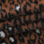Styled By Women's Leopard Print Scarf & Hat Set – 2-Piece Winter Accessories