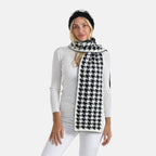 Styled By Women's Leopard Print Scarf & Hat Set – 2-Piece Winter Accessories