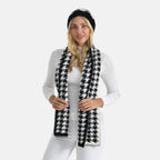 Styled By Women's Leopard Print Scarf & Hat Set – 2-Piece Winter Accessories