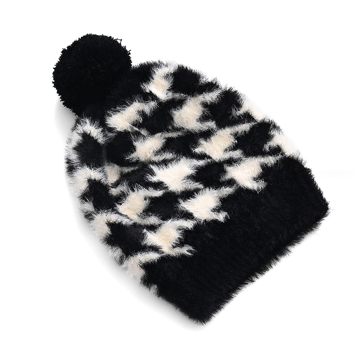 Styled By Women's Leopard Print Scarf & Hat Set – 2-Piece Winter Accessories