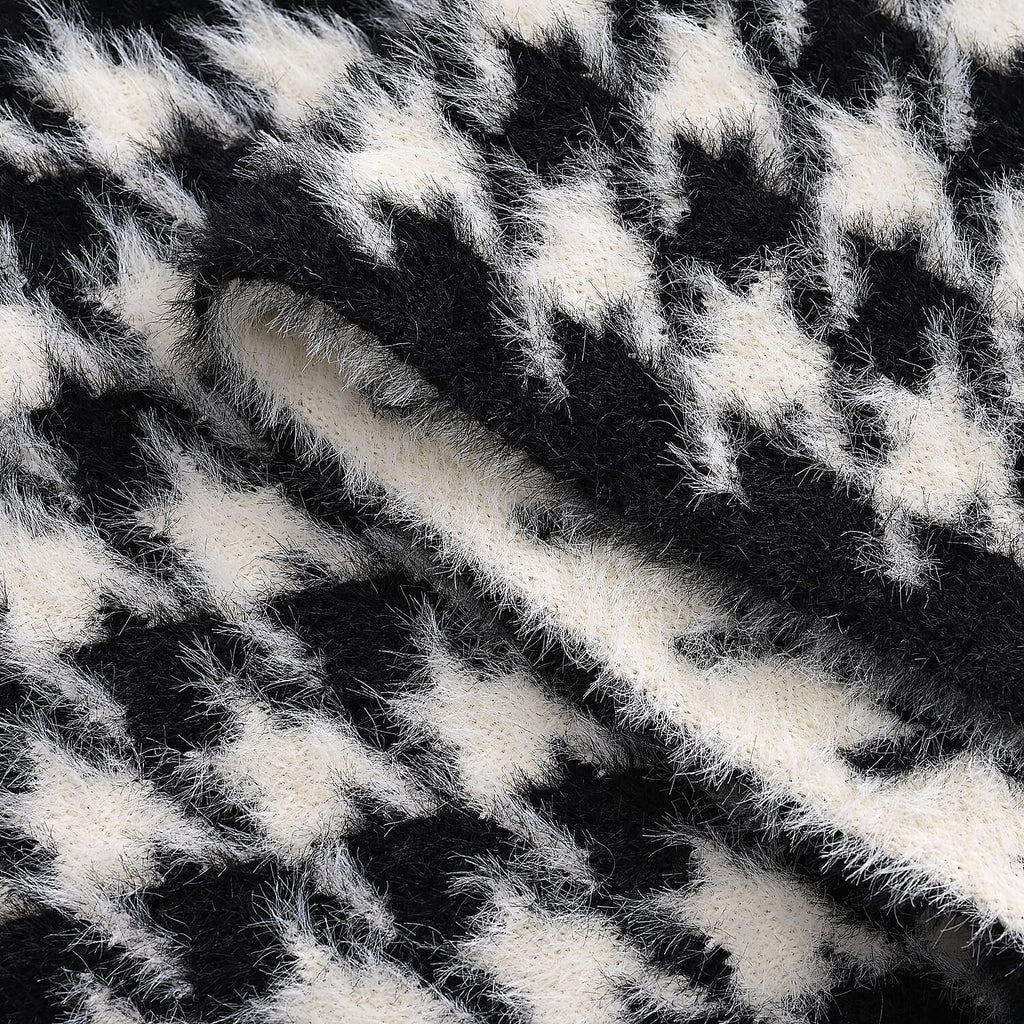 Styled By Women's Leopard Print Scarf & Hat Set – 2-Piece Winter Accessories
