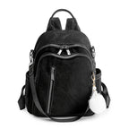 Stylish Multi-Pocket Faux Leather Backpack